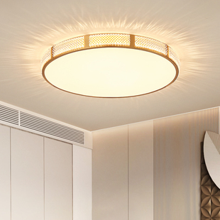 轻奢主卧新款 美式 现代卧室吸顶灯欧式 餐厅高级感复古全铜法式 铜灯