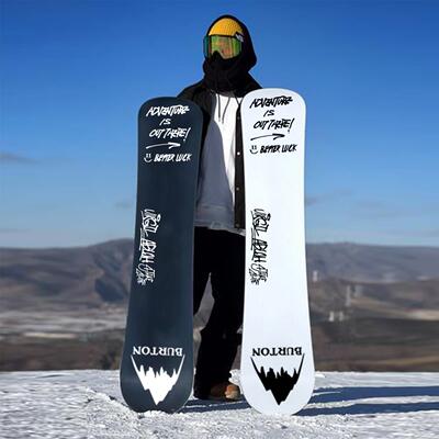 适用于Burton伯顿滑雪板单板贴纸Virgil Abloh联名波顿签名贴防水