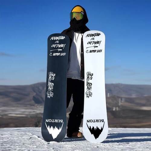 适用于Burton伯顿滑雪板单板贴纸Virgil Abloh联名波顿签名贴防水