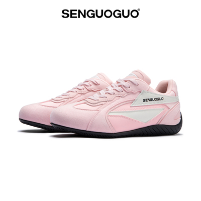 森果果赛车鞋/粉色芭蕾风德训鞋