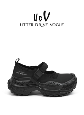 UDV老爹运动风玛丽珍增高女鞋2026春夏新款透气丑萌鞋潮酷运动鞋