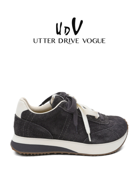 UDV美拉德厚底增高德训鞋女2025秋季新款复古阿甘鞋休闲运动鞋