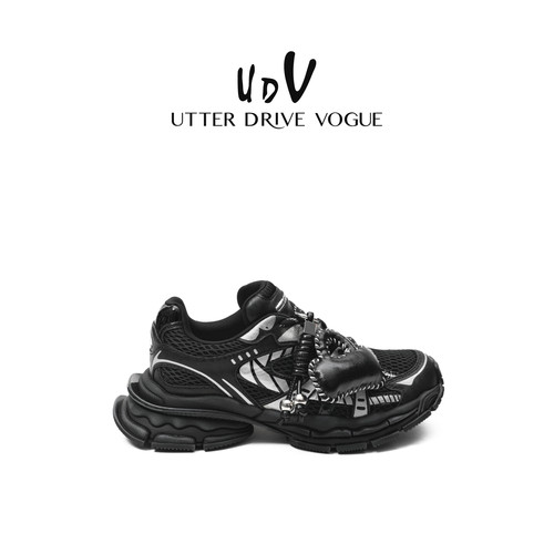 UDV真皮厚底增高老爹鞋女款