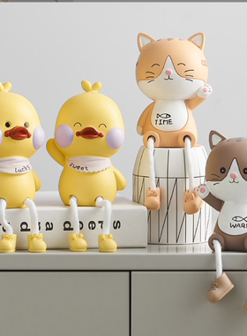 浴室摆件卫生间洗漱台长吊脚娃娃