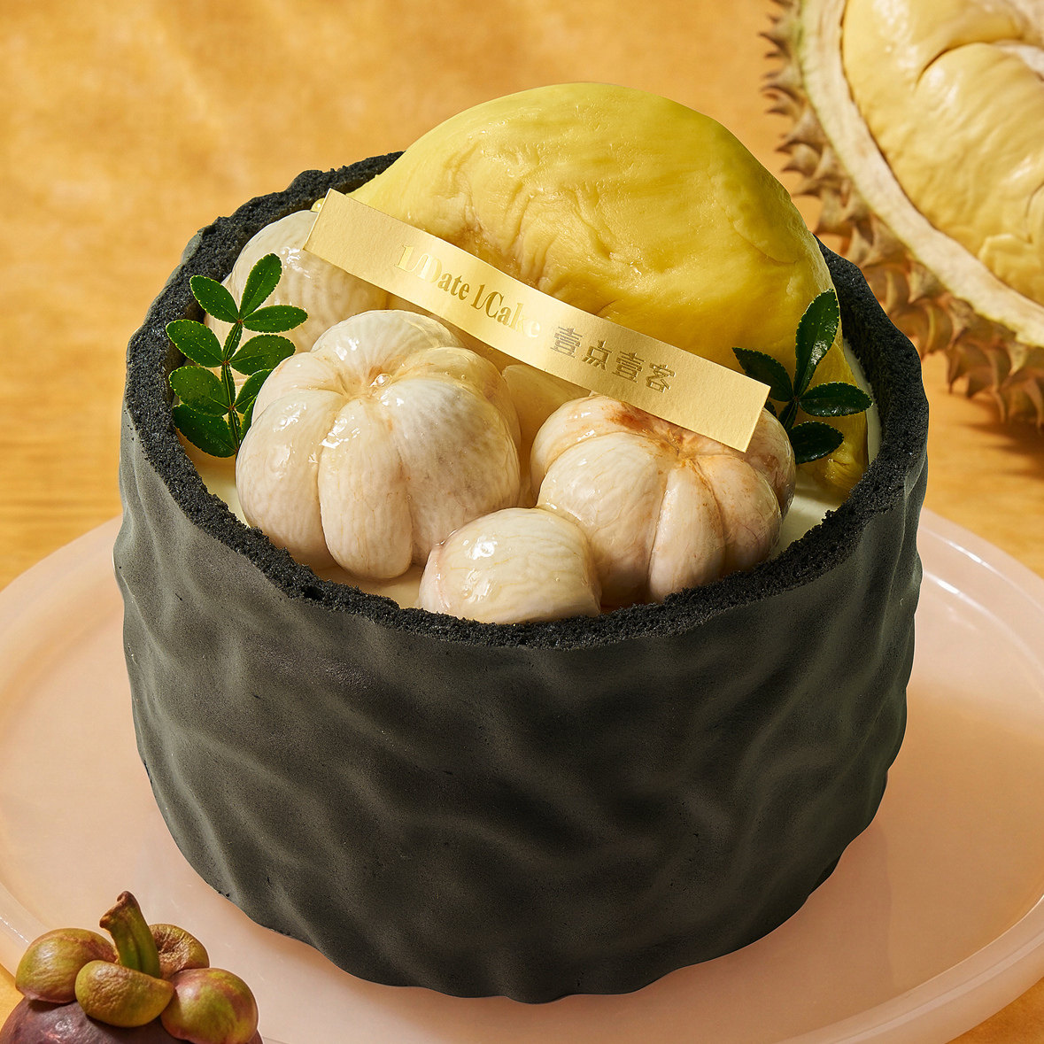 壹点壹客爆款 榴莲山竹虎皮蛋糕生日/节日蛋糕