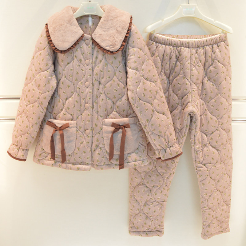 冬季家居服保暖睡衣妮可雅女