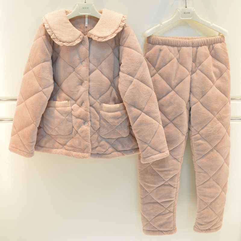 新款睡衣冬季保暖贝贝绒安之伴