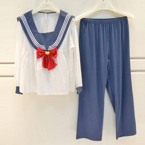 福利安之伴睡衣春秋季女士针织