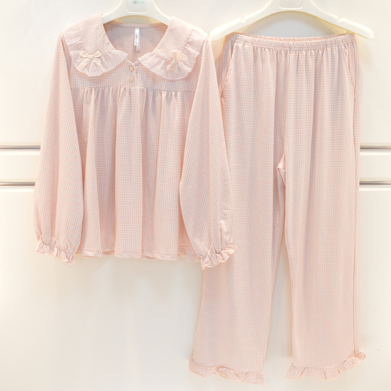 安之伴睡衣春季纯棉家居服
