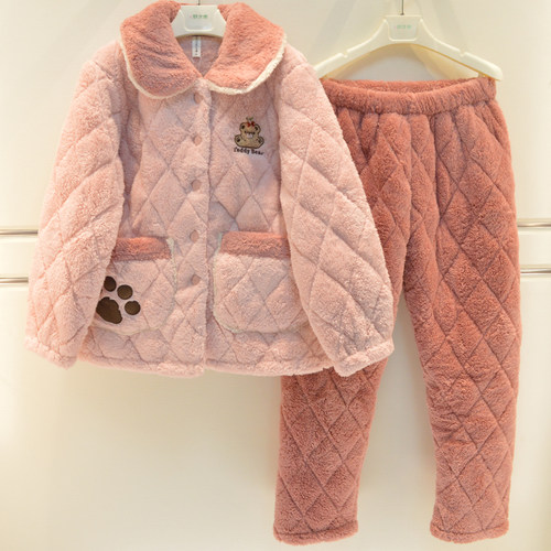 秋冬季夹棉家居服芬腾女士