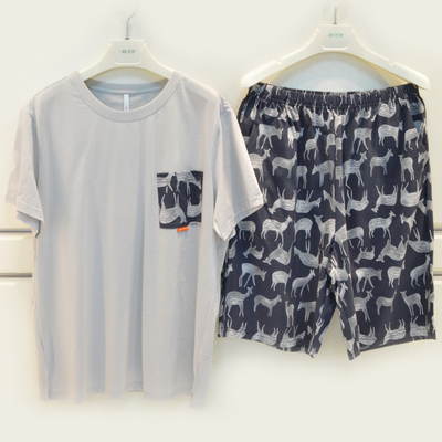 妮可雅睡衣2025夏季男士丝光新棉