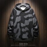 木板日系卡通花卫衣男秋季休闲宽松百搭套头衫WY51限98，男装卫衣，电商A089-1