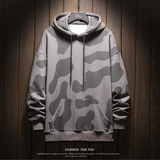 木板日系卡通花卫衣男秋季休闲宽松百搭套头衫WY51限98，男装卫衣，电商A089-1