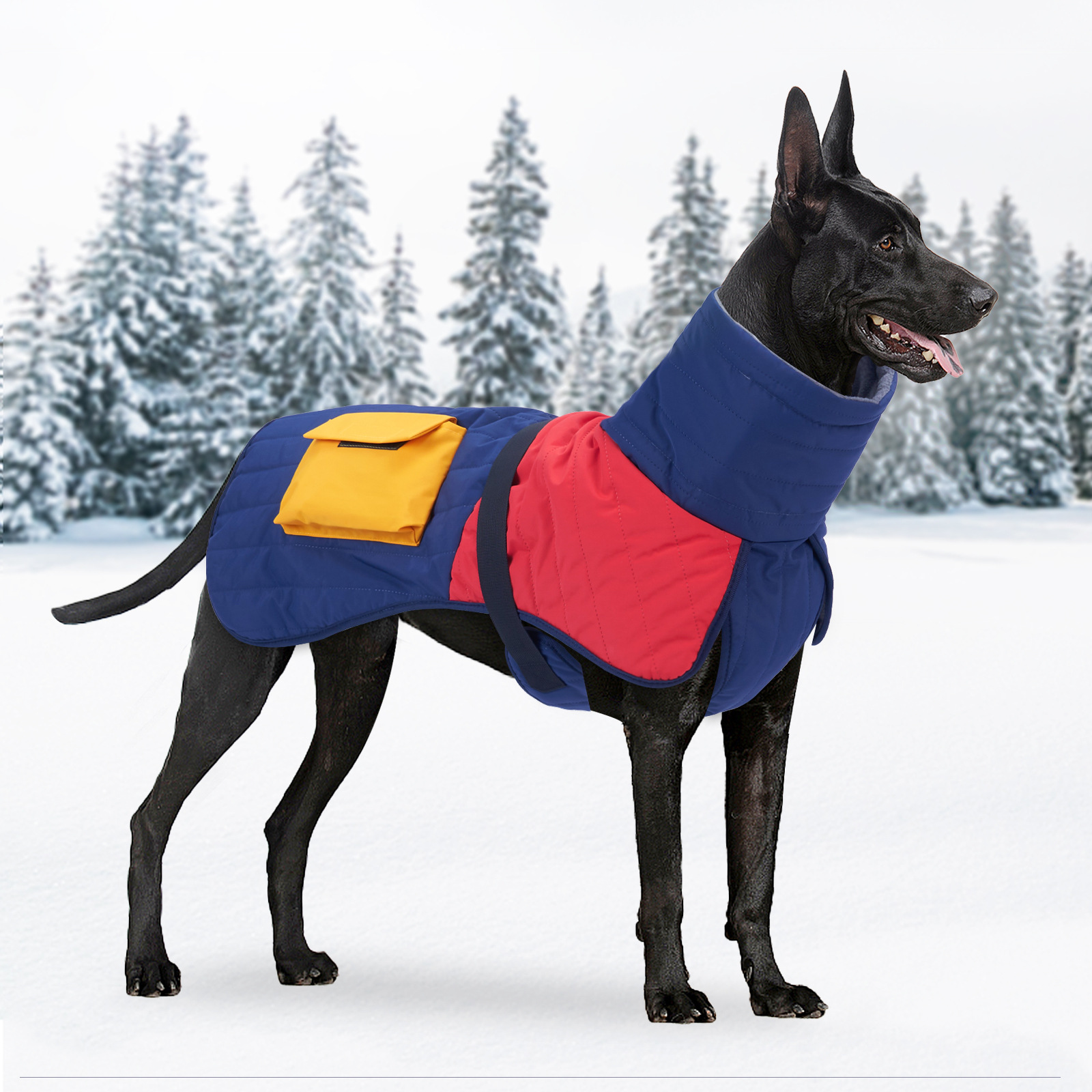 宠物狗狗衣服冬装加厚保暖威玛杜宾德牧中型大型犬狗棉衣冬款冬季