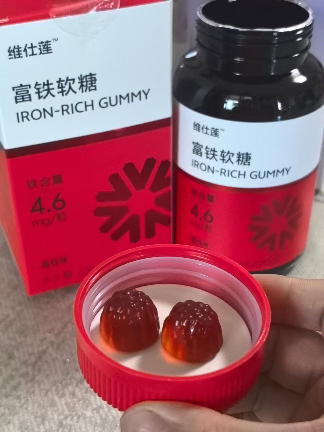 果语正品 富铁软糖每颗含铁4.6mg丰富铁元 | 5重有机铁协同作用