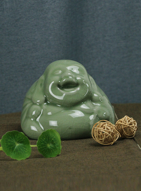 禅意客厅桌面摆件大井陶瓷