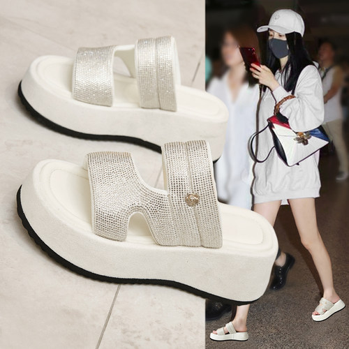 厚底增高拖鞋女2026新款夏季外穿