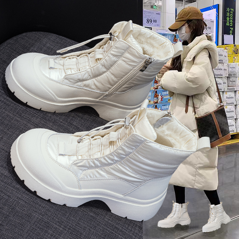 厚底羽绒雪地靴女款2025新款冬季