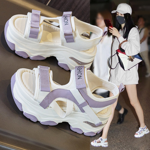 超火罗马运动凉鞋女2026新款夏季