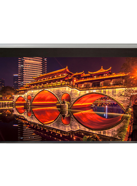 亿立幕布100寸120寸16:9投影幕ESP电动幕布投影幕布投影仪幕布