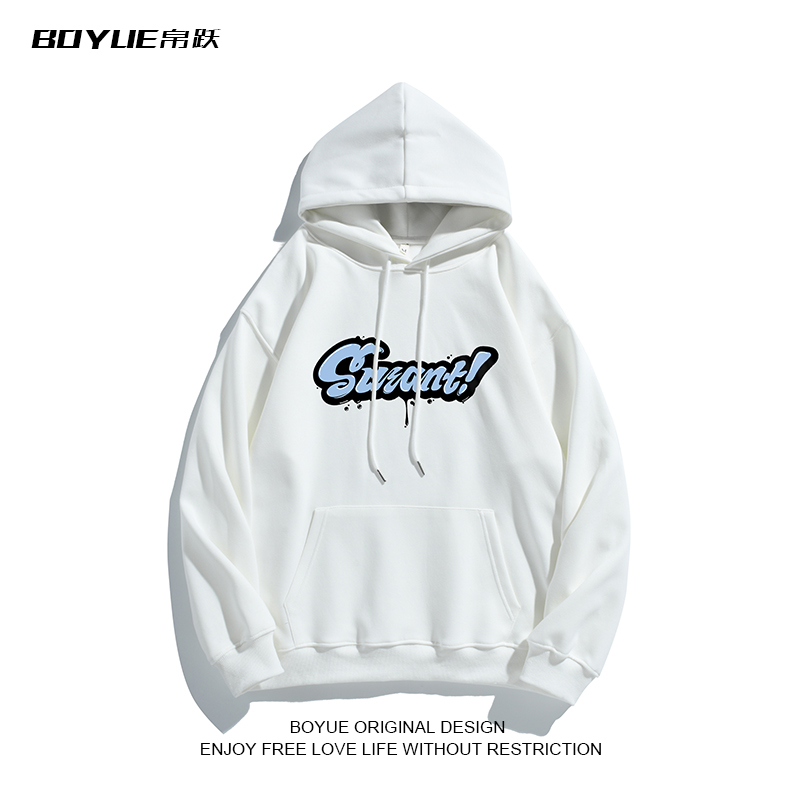 BOYUE帛跃秋冬重磅印花卫衣