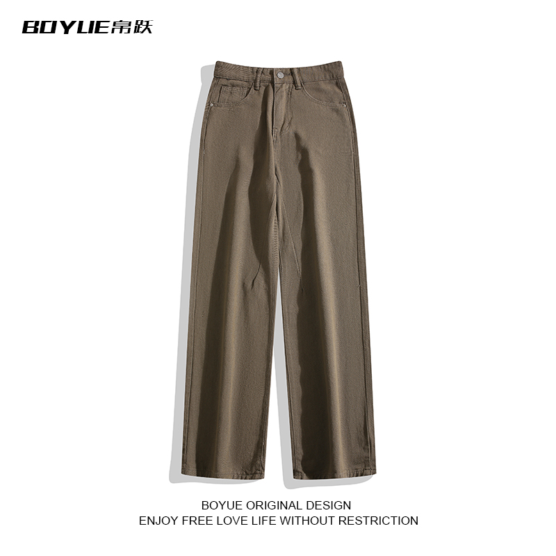 BOYUE帛跃复古水洗牛仔裤