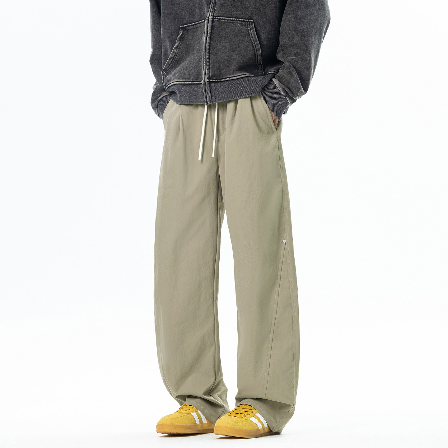 BOYUE帛跃美式潮牌直筒休闲裤时尚工装运动松弛感百搭弯刀长裤男,男装,休闲裤,淘宝优惠券,粉丝福利购,淘宝优惠卷