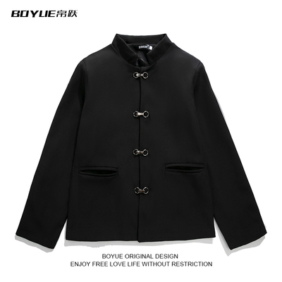 BOYUE帛跃金属扣中山装唐装外套