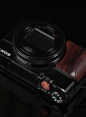 实木相机索尼RX100黑卡手柄快门按钮RX100M6 M7防滑柄RX100M5 M4