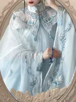 Пять или пять лет оригинальной Hanfu Women Yunshui Ballad New создание световой системы Heavy Works Вышивка супер сказочное плечо