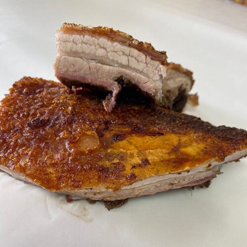 山东特产章丘正宗黄家烤肉烤大猪脆酥皮非零食猪肉五花腿肉2500g