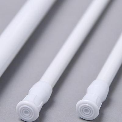 免打孔伸缩杆安装浴帘窗帘杆迷你收缩杆细杆子晾衣杆飘窗浴室承重