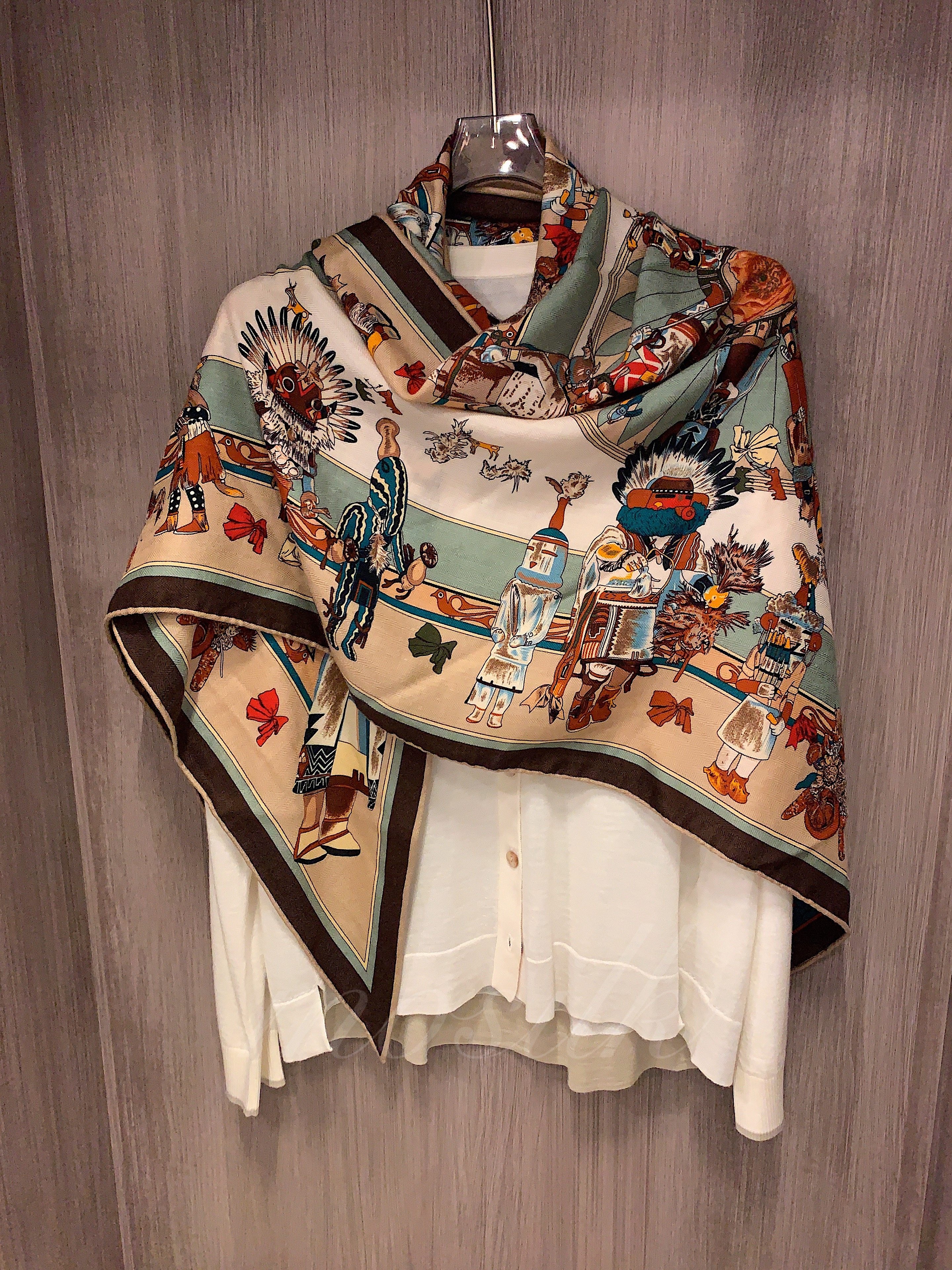 神话三角巾披肩 秋冬氛围配色百搭桑蚕丝绵羊毛围巾女,服饰配件/皮带/帽子/围巾,围巾/丝巾/披肩,淘宝优惠券,粉丝福利购,淘宝优惠卷