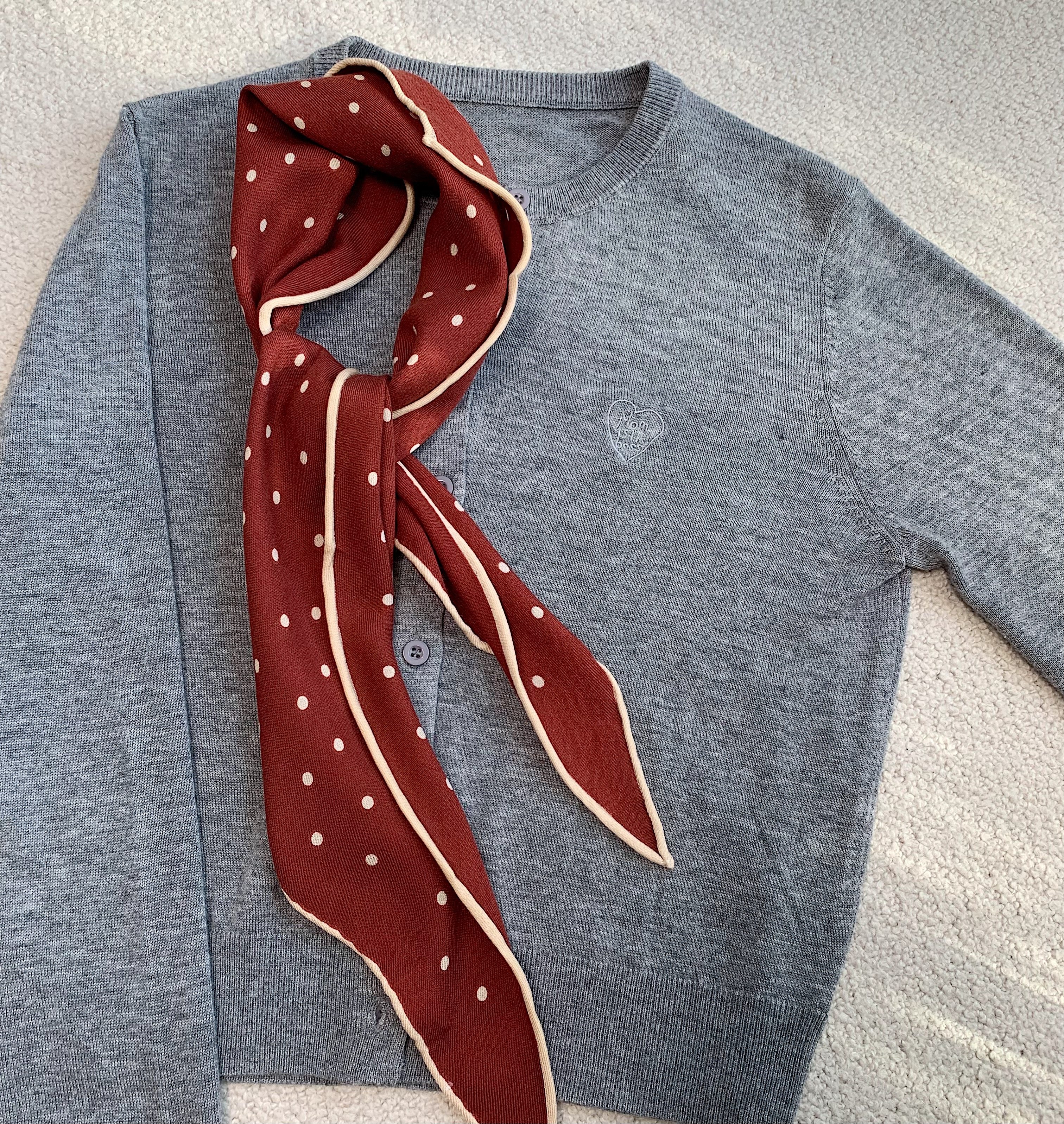 复古波点丝绒菱形巾！多彩法式桑蚕丝山羊绒羊毛围巾女