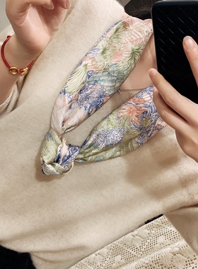 经典 福宝新色粉蓝色 细节真棒 双面18姆米斜纹真丝丝巾90方巾