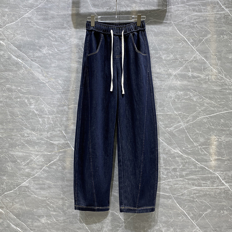 欧货小众2025春季新款宽松阔腿裤百搭香蕉裤显瘦镰刀裤牛仔裤女潮,女装/女士精品,大码裤装,淘宝优惠券,粉丝福利购,淘宝优惠卷