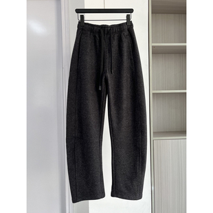 时尚 女2025早秋新款 百搭慵懒风休闲裤 直筒裤 法式 香蕉裤 潮牌弯刀裤