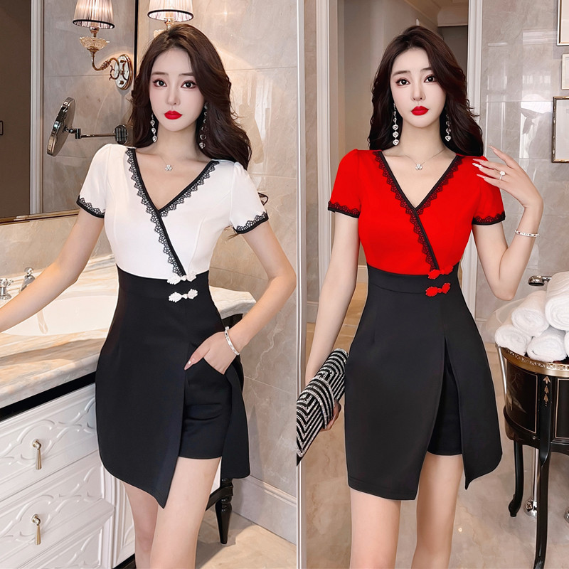 桑拿足浴技师服技师工作服套装显瘦酒店前台空姐制服美容养生套装