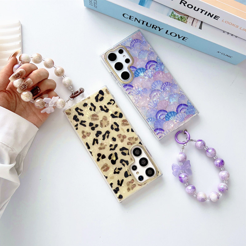 适用三星s22手机壳s23ultra新款贝壳s24 超薄保护套a34全包防摔plus带