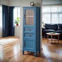 Синий, большой, 45×35×136см