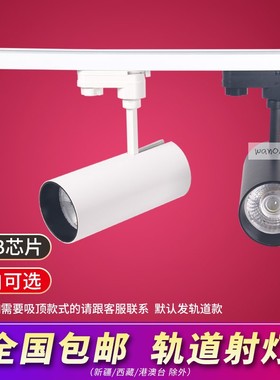辉帅led射灯 4025C30E 轨道射灯10w20w30w服装店背景墙展厅射灯