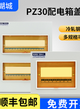 太湖城配电箱强电箱盖板PZ30明暗装空气开关盒电表箱外壳盖子面板