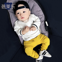 婴儿春秋装绅士小男童装宝宝春秋冬装上衣服翻领打底衫T恤POLO衫
