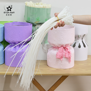 花艺专用扎带绑花绑带鲜花包装 diy材料圆形花束包花花店用品资材