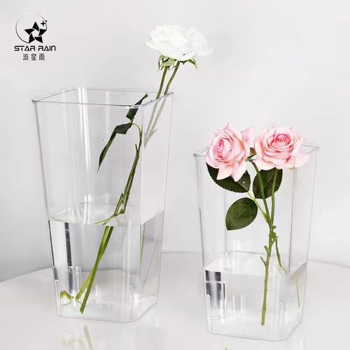 流星雨亚克力醒花桶鲜花养花桶
