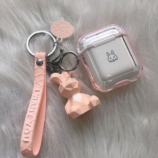 苹果airPods保护套硅胶软壳二代耳机壳AirPod2适用三代pro3耳机套