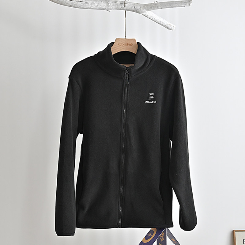 벨벳 지퍼 요가웨어 피트니스 스포츠 자켓 여성 겉옷 올리 벨벳 스탠드 업 가디건 따뜻한 벨벳 스웨터 긴팔 겨울