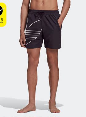 Adidas/阿迪达斯正品三叶草男子运动透气松紧休闲短裤GE0802