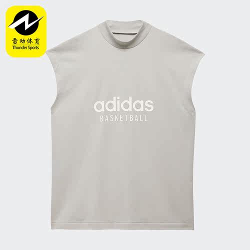 Adidas/阿迪达斯正品三叶草男女印花透气运动无袖T恤IA3445