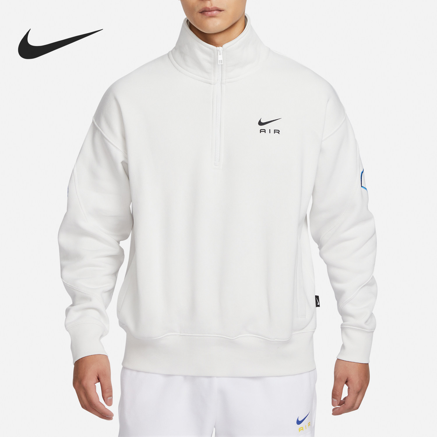 Nike/耐克正品新款春季男士半开襟拉链休闲运动长袖卫衣FN2156